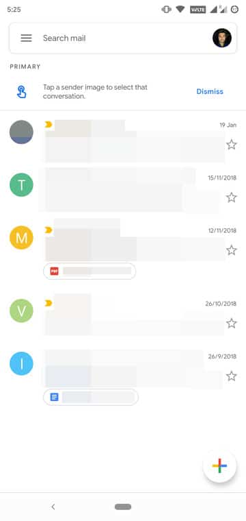 Gmail Update Inbox