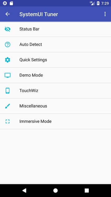 SystemUI Tuner