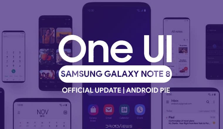 Galaxy Note 8 Android Pie Update