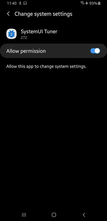 modify system settings