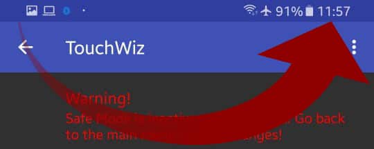 Clock moved to right