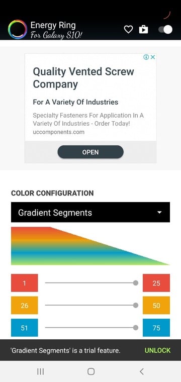 Color configuration