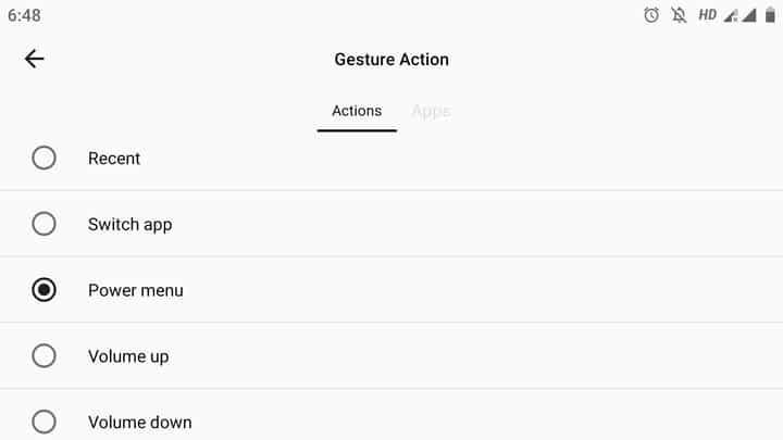 Swipe Gestures Android