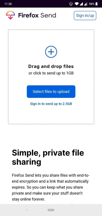 select files