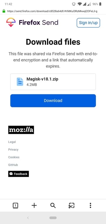 download files