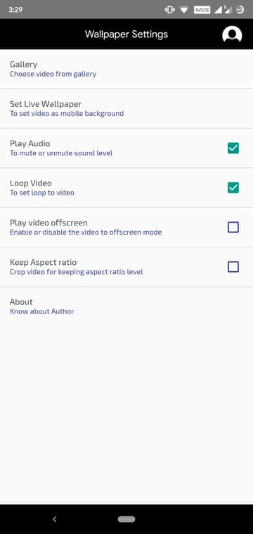 Video Live Wallpaper