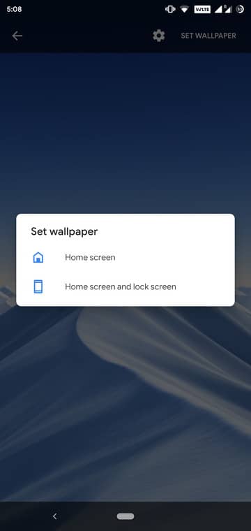 Set videos as wallpapers