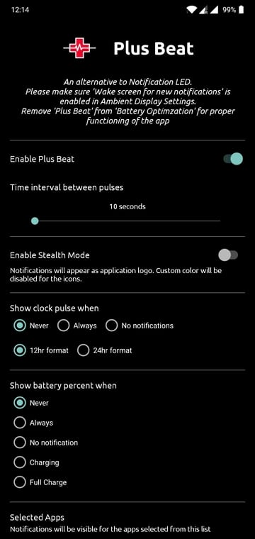 Plus Beat - notification LED alternatives