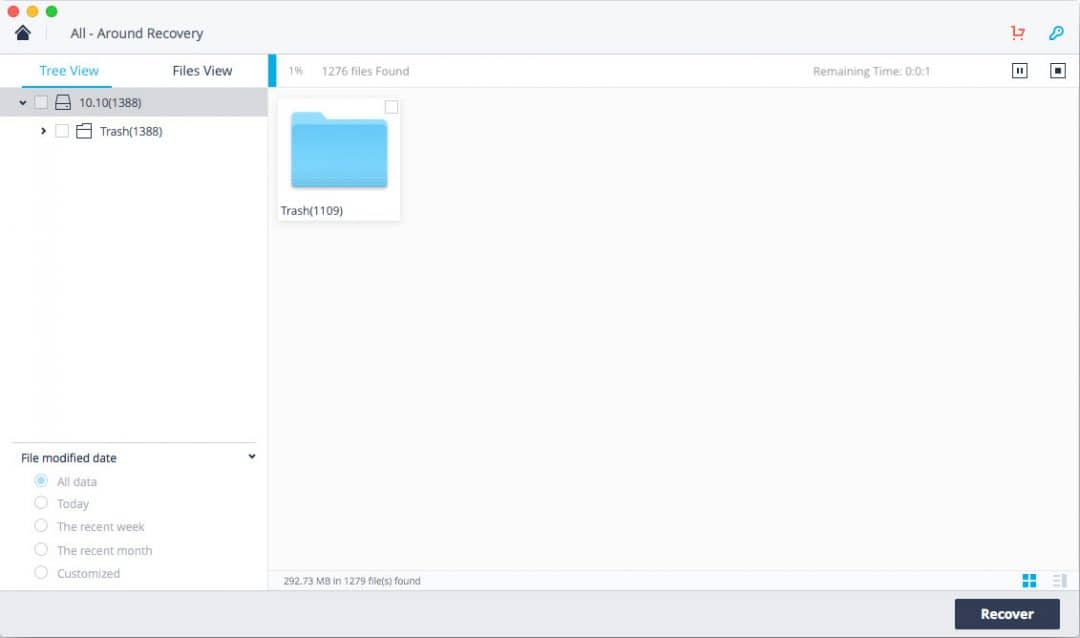 Recover trashed files on Mac