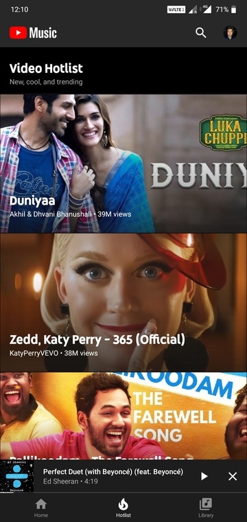 youtube music streaming