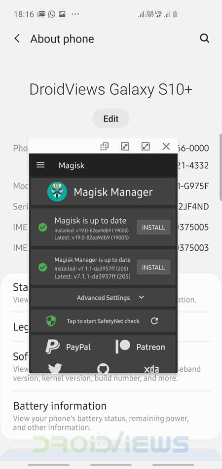 root samsung galaxy s10 plus
