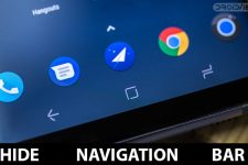 Hide Navigation Bar on Android