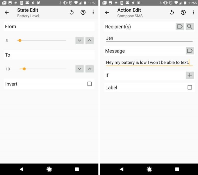 Auto-send messages task
