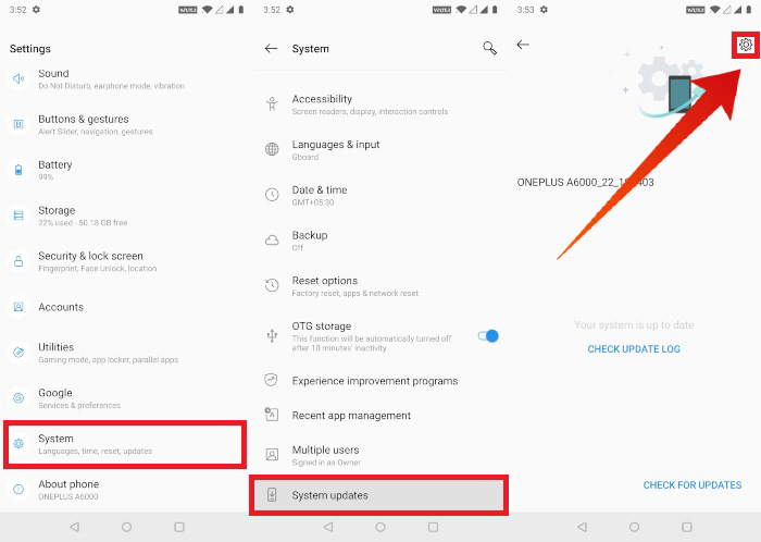 OnePlus 6 system update