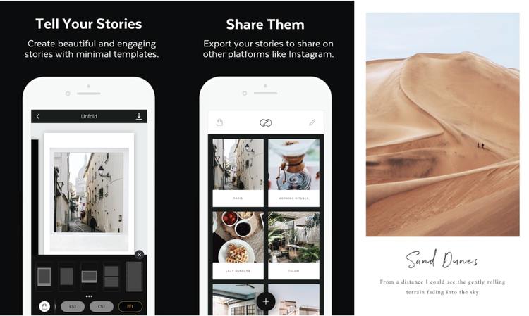 Unfold - Photography App Android