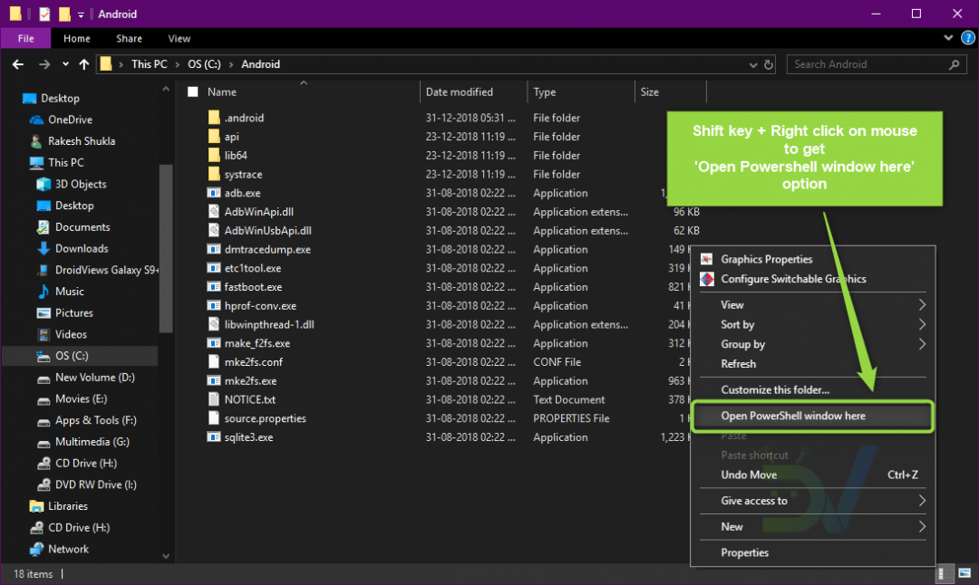 launch command window in windows 10