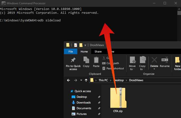 ad sideload ota zip