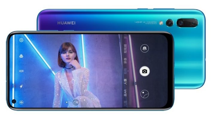 Huawei Nova 4 water-drop hole-punch