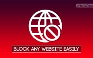 block any website on android