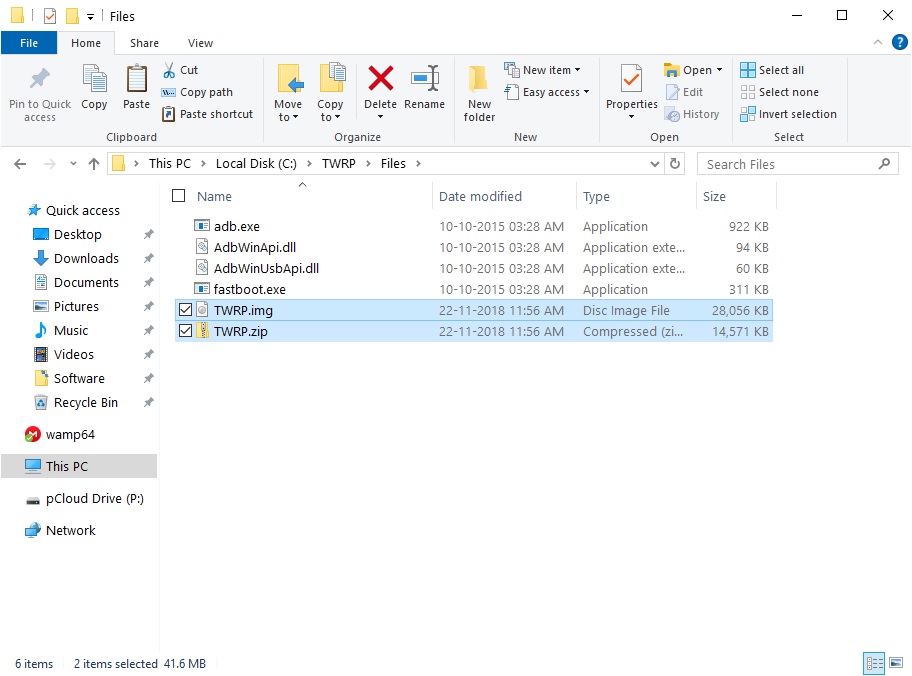 TWRP image and installer in Universal TWRP Flasher
