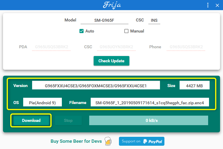 samsung firmware update download