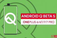 Android Q Beta 5 on OnePlus