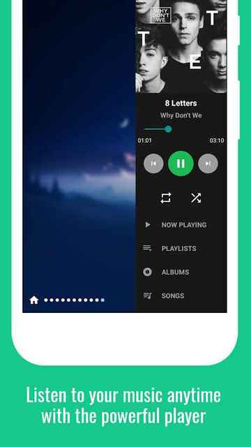 Edge Screen spotify widget