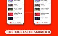 Hide Home Bar on Android Q