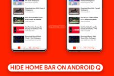 Hide Home Bar on Android Q
