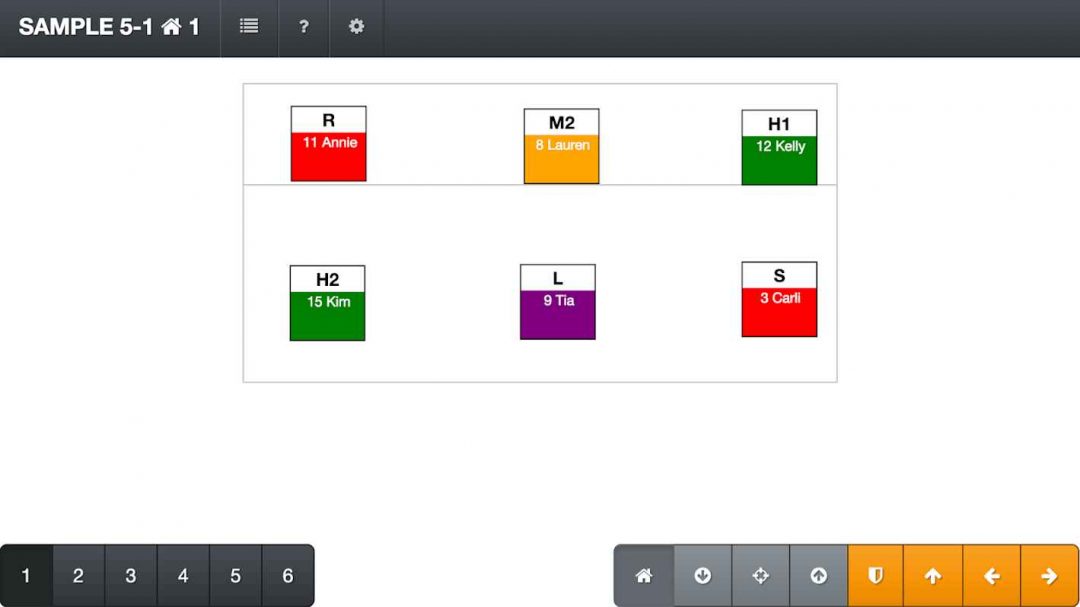 Volleyball Rotations:  Android app