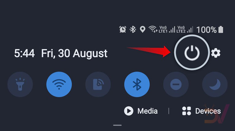 power off galaxy note 10