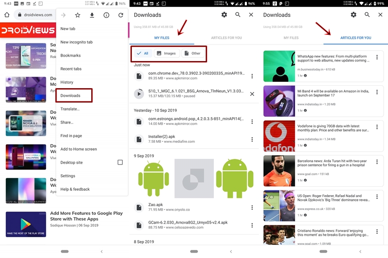 Chrome new downloads ui
