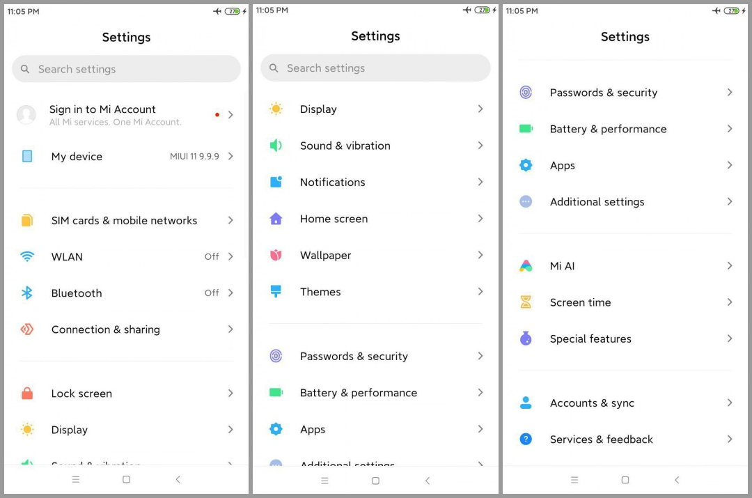 miui 11 new user interface