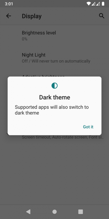 android 10 theme
