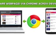 chrome share webpages