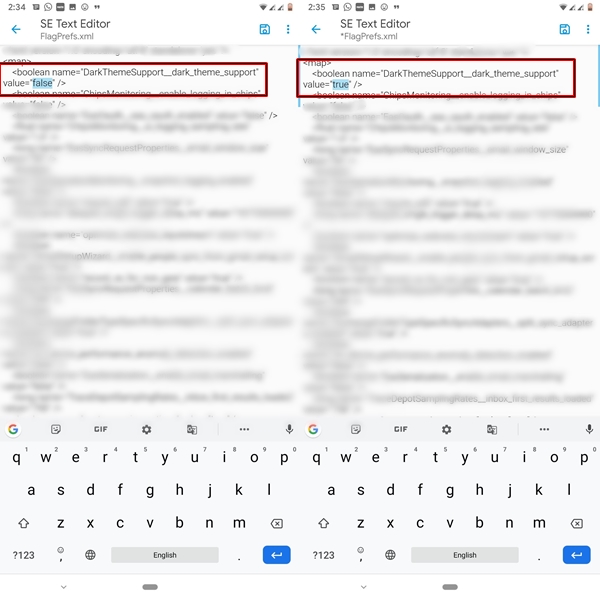 enable gmail dark theme