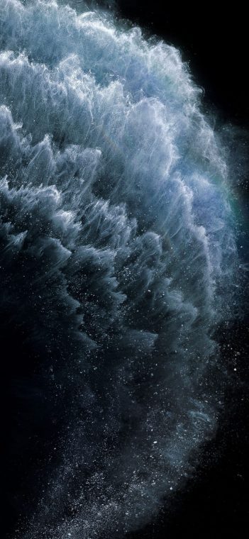 iPhone 11 Space Particles Wallpaper
