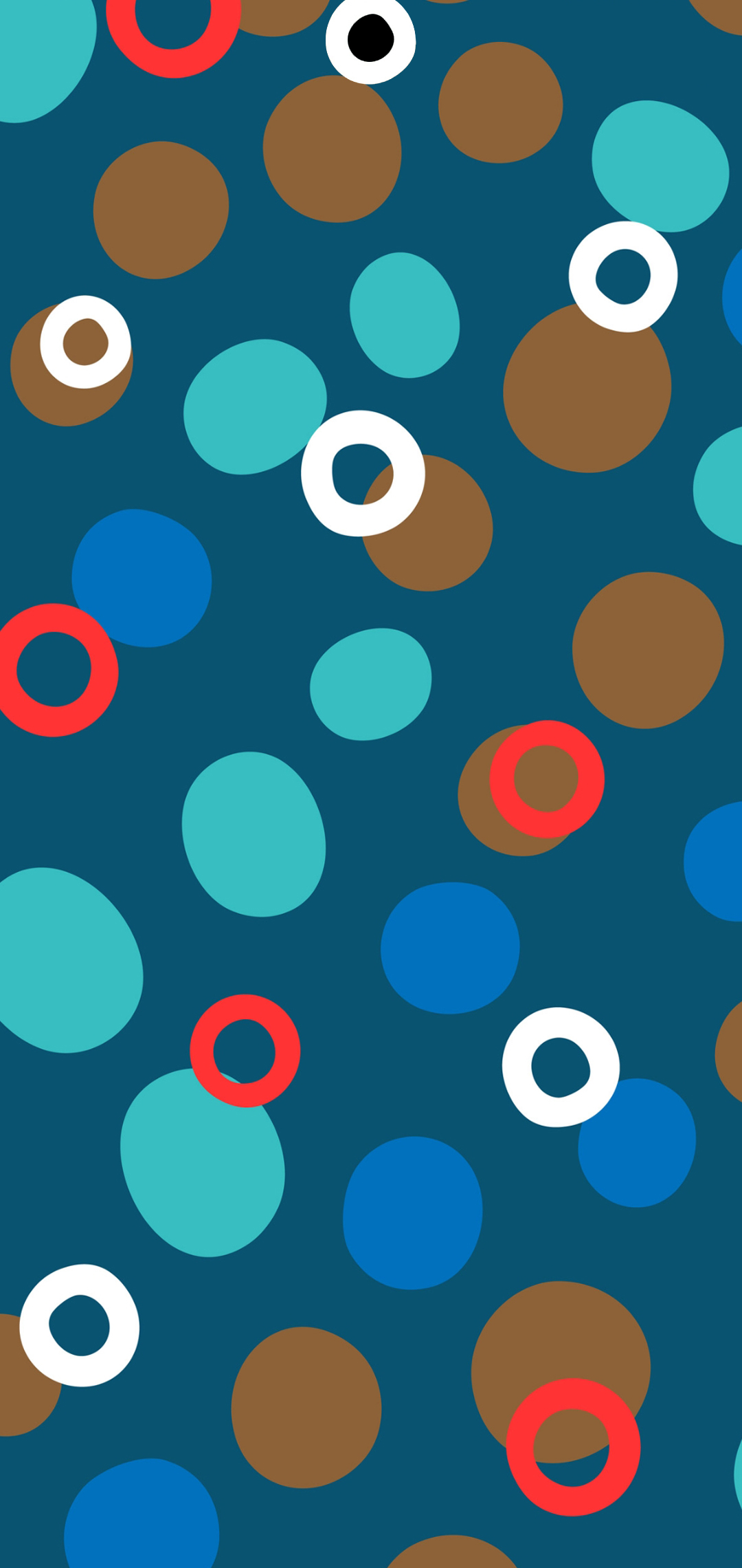 circle art hole-punch wallpaper