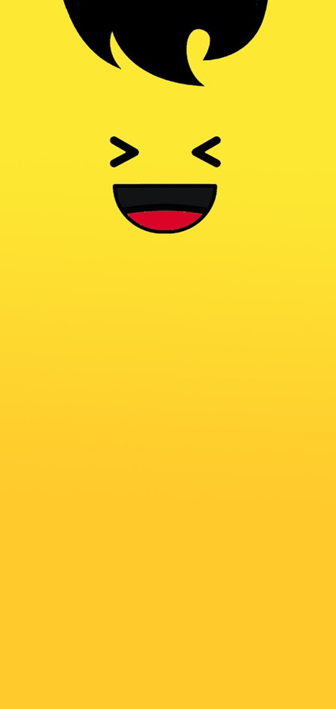 emoji hole-punch wallpaper