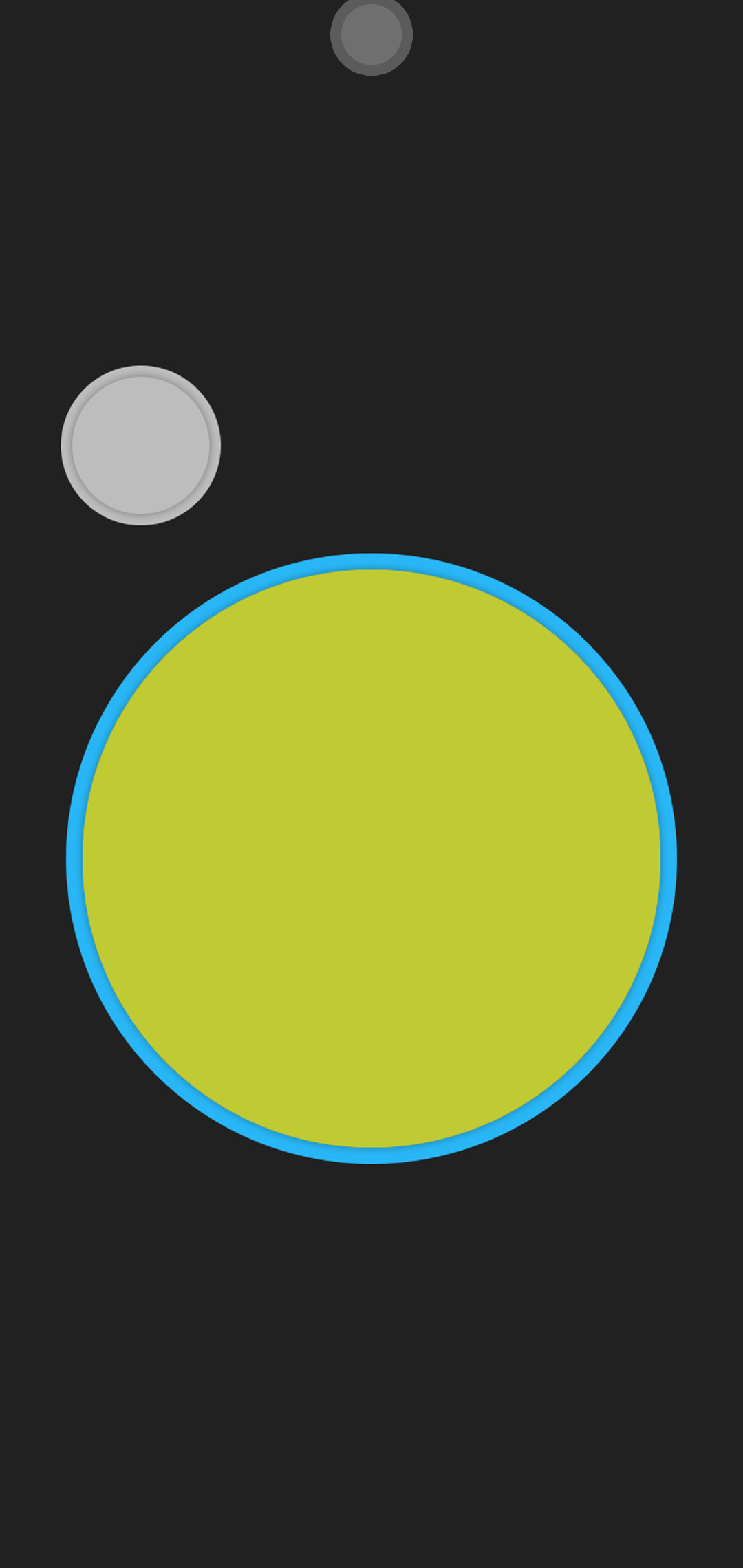 material circle green wallpaper