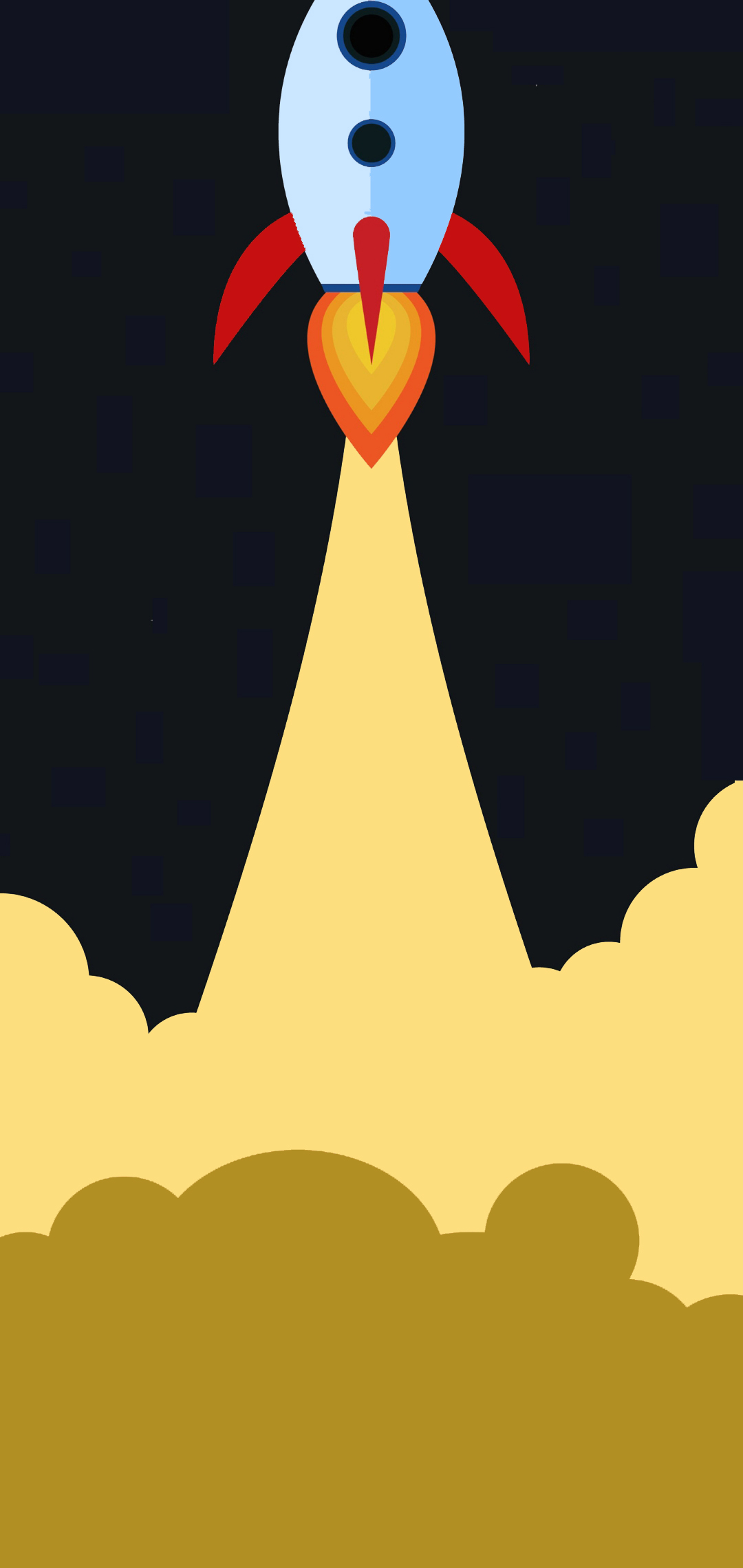 space craft hole-punch wallpaper