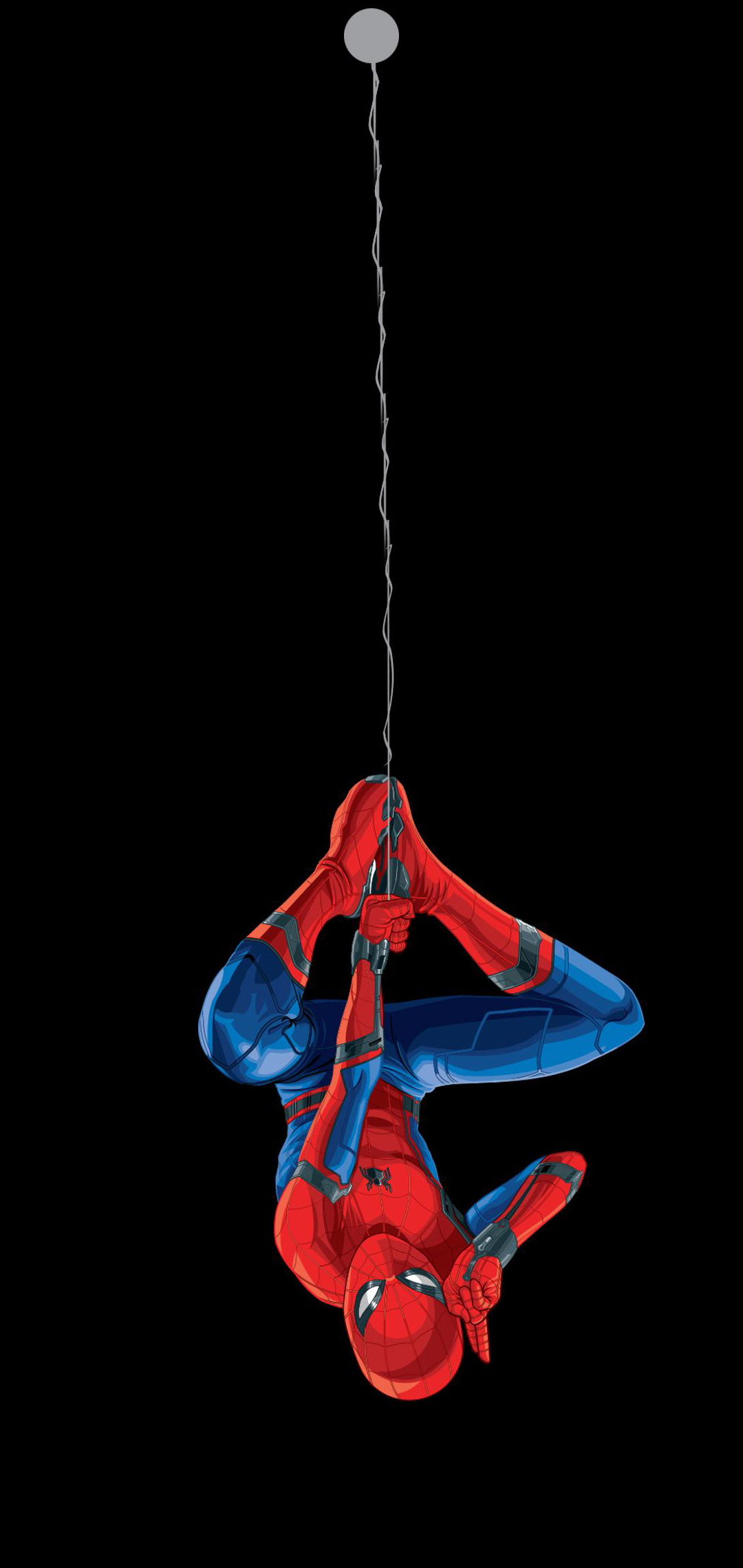 spiderman black note 10 wallpaper