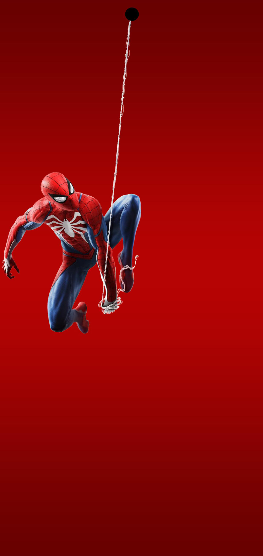 spiderman hole-punch wallpaper