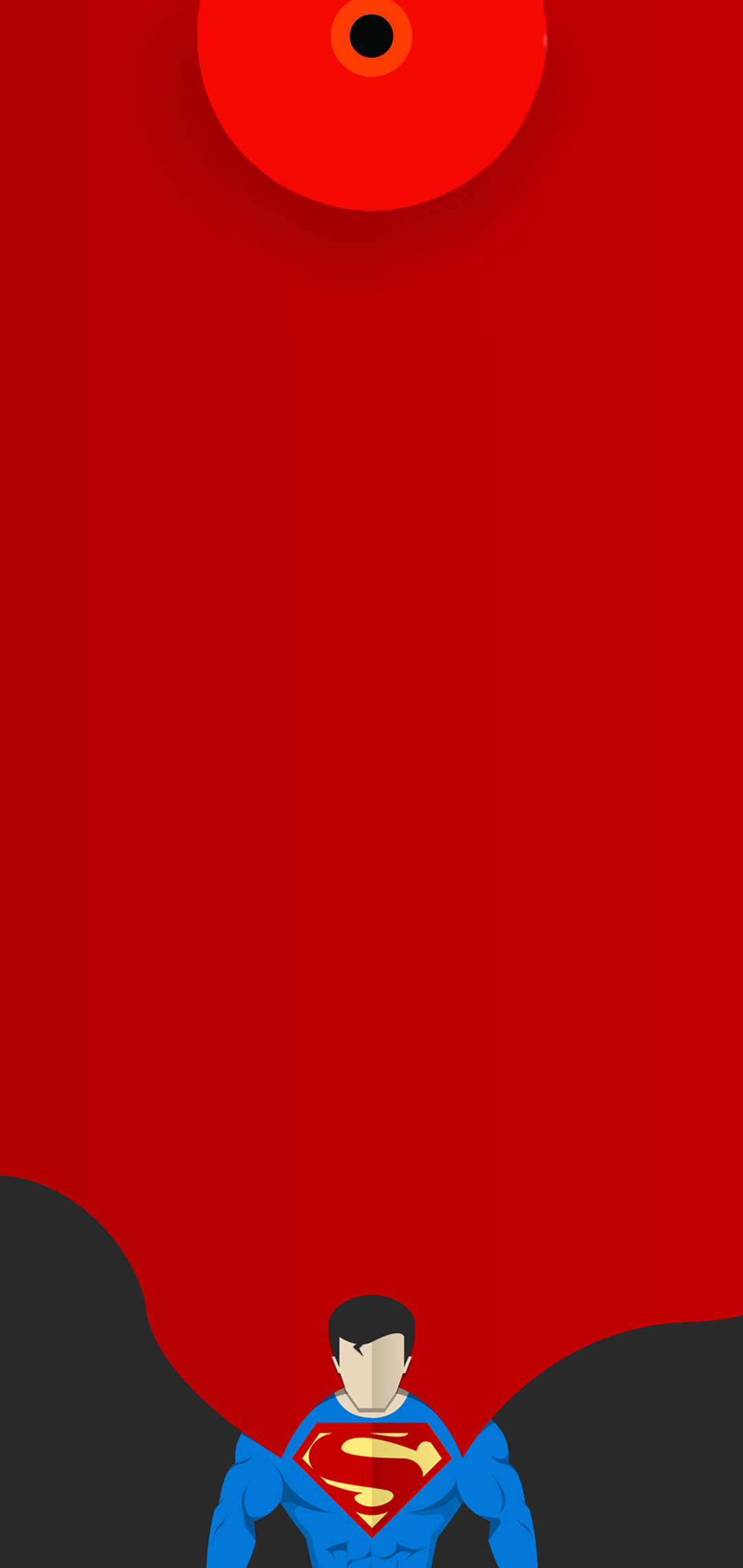 superman red hole-punch wallpaper