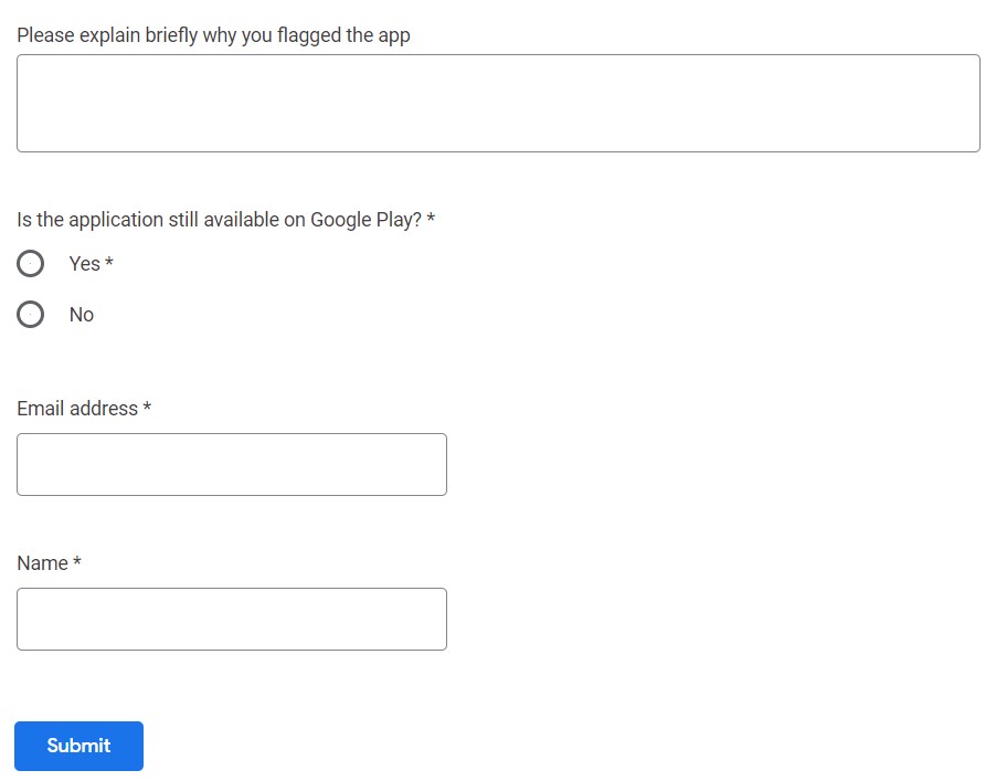submit form