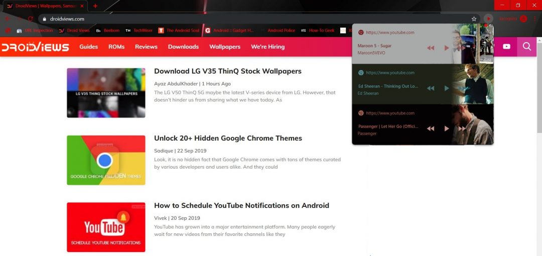 youtube playback