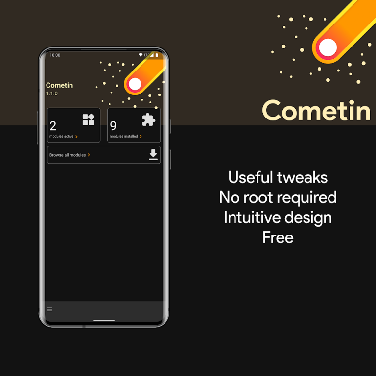 Cometin app banner