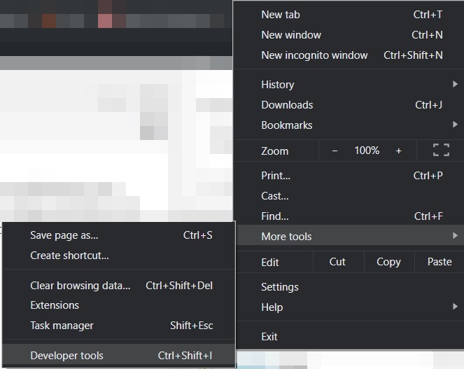 Developer tools