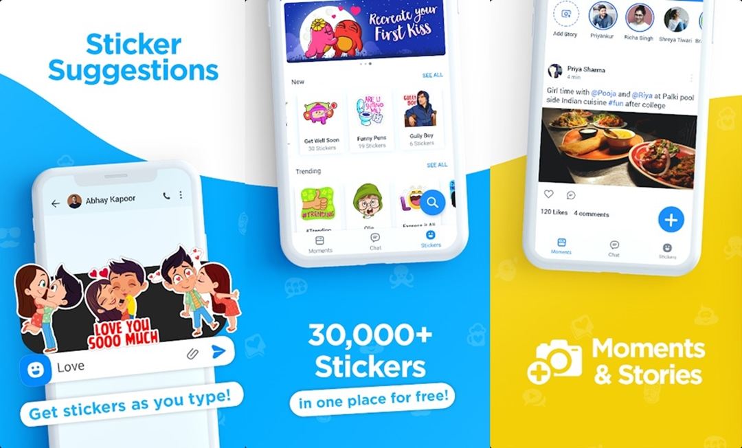 Hike sticker chat app android