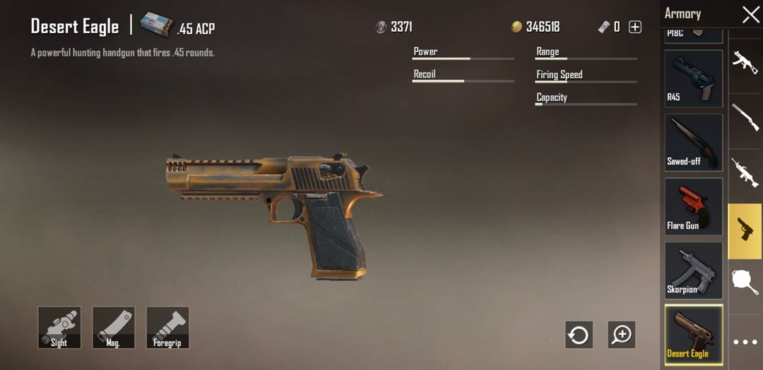 PUBG Weapon Update: Deagle